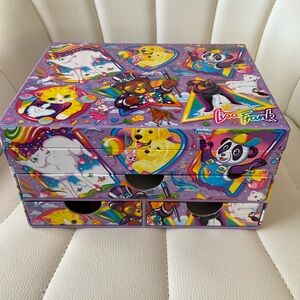LISA FRANK Stationery Box Jewelry Box VINTAGE Lisa Frank